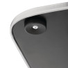 Miza s kvadratno inox podnožje - L 400mm - Bolero