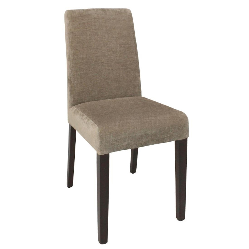 Beige chairs with fabric seat - Bolero - Fourniresto Beige chairs with fabric seat - Bolero - Fourniresto