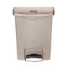 Koš za smeti s pedalom Slim Jim Beige - 30L - Rubbermaid