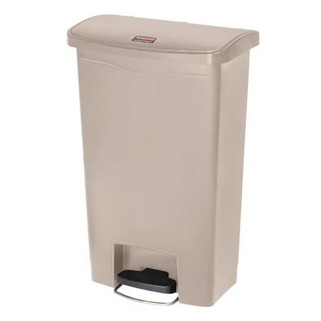 Koš za smeti s pedalom Slim Jim Beige - 50L - Rubbermaid Koš za smeti s pedalom Slim Jim Beige - 50L - Rubbermaid