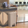Koš za smeti s pedalom Slim Jim Beige - 50L - Rubbermaid