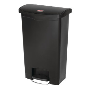Koš za smeti s pedalom Slim Jim črne barve - 50L - Rubbermaid