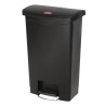 Koš za smeti s pedalom Slim Jim črne barve - 50L - Rubbermaid