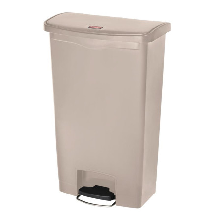 Koš za smeti s pedalom Slim Jim Beige - 68L - Rubbermaid