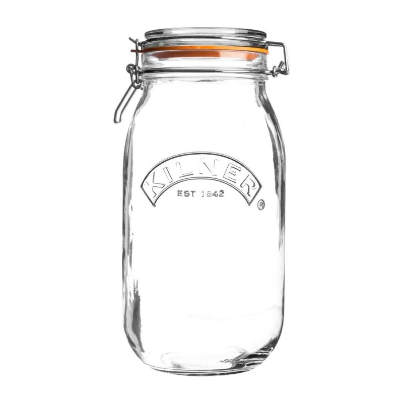 Kozarec za shranjevanje s sponko 1500ml - FourniResto - Fourniresto