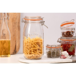 Kozarec za shranjevanje s sponko 1500ml - FourniResto - Fourniresto