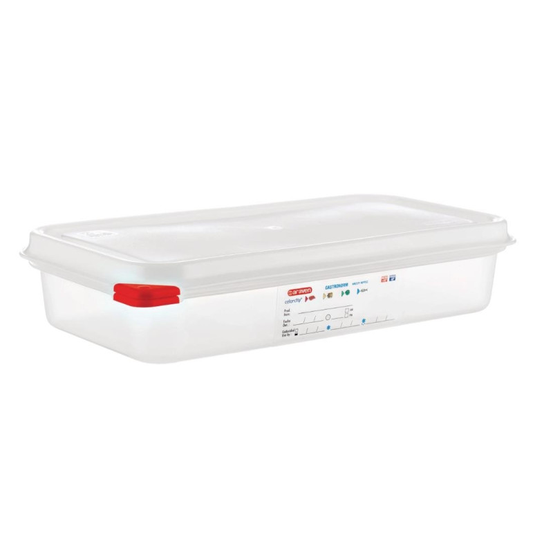 Boîte alimentaire GN1/3 - 2,5L - Lot de 4 - Araven - Fourniresto Boîte alimentaire GN1/3 - 2,5L - Lot de 4 - Araven - Fourniresto