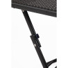 Pližljiva kvadratna mizica iz ratana - 600mm - Bolero - Fourniresto