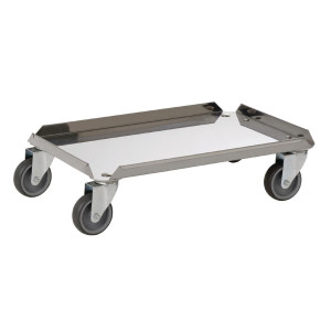 Podstavek na kolesih Euronorma - 600 x 400mm - Tournus
