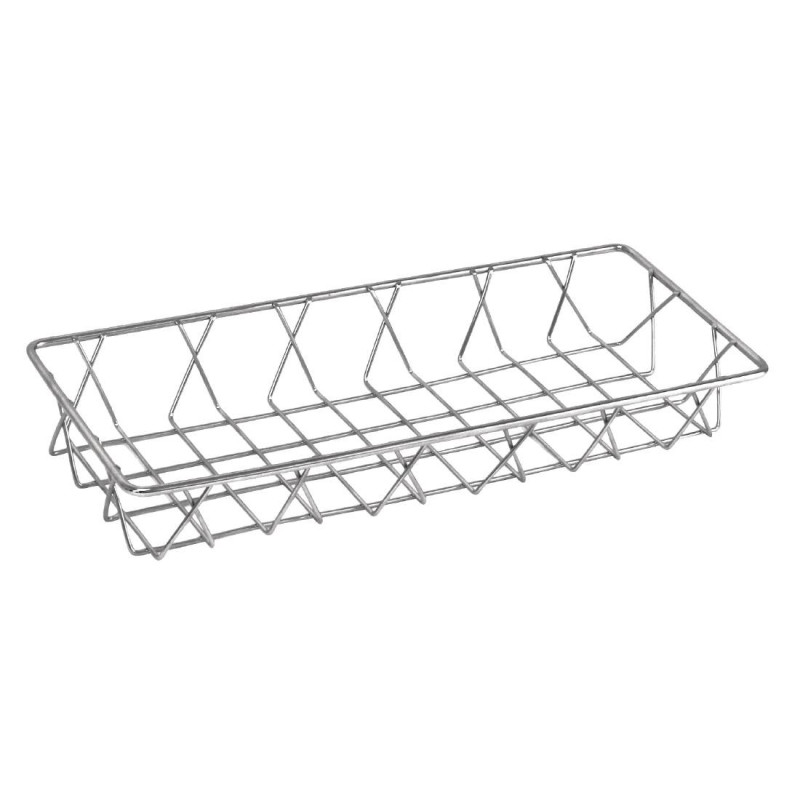 Kovinska predstavitvena košara 350 x 150 x 50mm - Olympia - Fourniresto