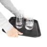 Rebrasti pravokotni podstavek 458x356mm - Olympia KRISTALLON - Fourniresto