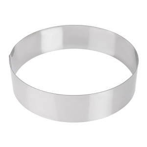 Krog za mousse iz nerjavečega jekla 240 x 60mm - De Buyer - Fourniresto