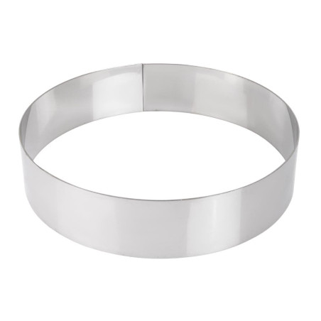 Krog za mousse iz nerjavečega jekla 200 x 45mm - De Buyer - Fourniresto