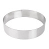 Krog za mousse iz nerjavečega jekla 200 x 45mm - De Buyer - Fourniresto