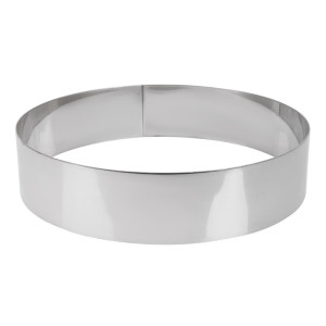 Krog za mousse iz nerjavečega jekla 200 x 45mm - De Buyer - Fourniresto