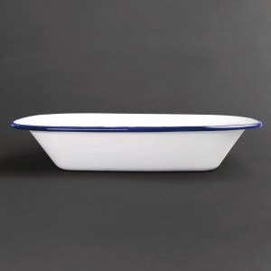 Servirna posoda iz emajliranega jekla 280x190x55mm - Komplet 6 - Olympia - Fourniresto