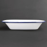 Servirna posoda iz emajliranega jekla 280x190x55mm - Komplet 6 - Olympia - Fourniresto