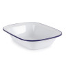Servirna posoda iz emajliranega jekla 280x190x55mm - Komplet 6 - Olympia - Fourniresto
