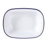 Servirna posoda iz emajliranega jekla 280x190x55mm - Komplet 6 - Olympia - Fourniresto