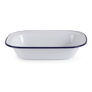 Servirna posoda iz emajliranega jekla 280x190x55mm - Komplet 6 - Olympia - Fourniresto