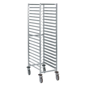 Voziček s tekalnimi tirnicami Euronorma - 600 x 400 mm - 20 nivojev - Tournus