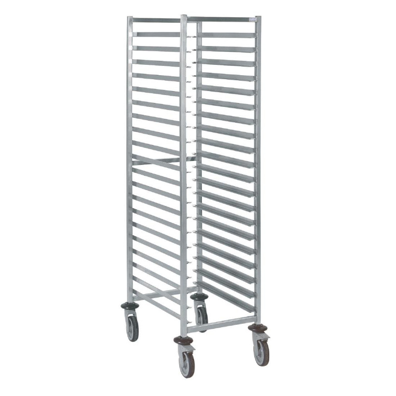 Voziček s tekalnimi tirnicami Euronorma - 600 x 400 mm - 20 nivojev - Tournus Voziček s tekalnimi tirnicami Euronorma - 600 x 400 mm - 20 nivojev - Tournus