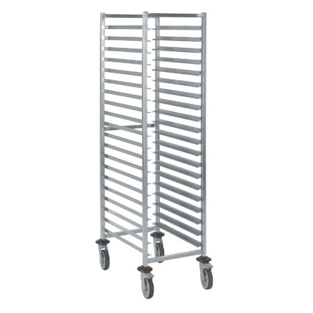 Voziček s tekalnimi tirnicami Euronorma - 600 x 400 mm - 20 nivojev - Tournus