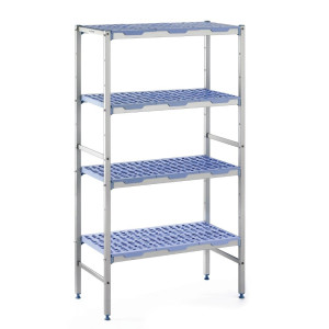 Modularna polica 4 nivoji - Š 890 x G 400 mm - Tournus