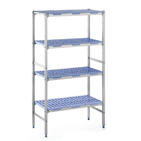 Modularna polica 4 nivoji - Š 890 x G 400 mm - Tournus