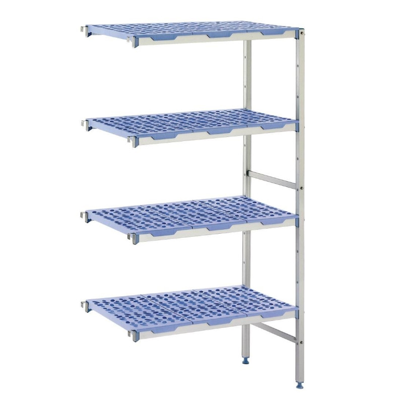 Modular Shelving Unit in Corner 4 Levels - W 849 x D 500 mm - Tournus Modular Shelving Unit in Corner 4 Levels - W 849 x D 500 mm - Tournus