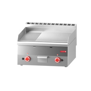 Plinska plošča pol gladka pol rebrasta - Š 600 x G 600 mm - Gastro M