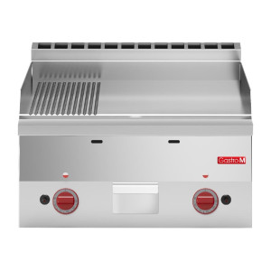 Plinska plošča pol gladka pol rebrasta - Š 600 x G 600 mm - Gastro M