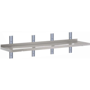 Nepodprta stenska polica iz nerjavečega jekla 2000 x 400 mm - Gastro M - Fourniresto