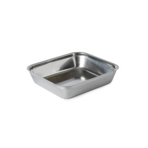 Pekač za meso iz nerjavečega jekla 244x216x55mm - FourniResto - Fourniresto