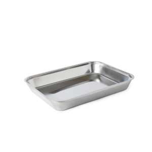 Pekač za meso iz nerjavečega jekla 410x310x55mm - FourniResto - Fourniresto