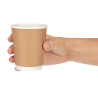 Dvojna stenska kraft skodelica 225ml - Komplet 25 kosov - Fiesta - Fourniresto