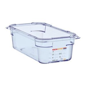 Posoda za shranjevanje hrane Hermétique Blue Abs - GN 1/3 100 mm - Araven - Fourniresto