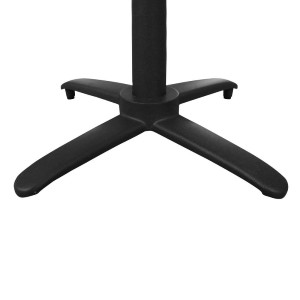 Nihajoča aluminijasta črna miza - Š 480mm - Bolero
