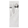 Beli bombažni prtički 550 x 550mm - Komplet 10 kosov - Mitre Luxury - Fourniresto