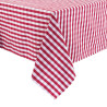 Pravokotna prta s rdečimi karirastimi vzorci iz poliestra 890 x 890 mm - Mitre Essentials - Fourniresto