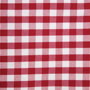Pravokotna prta s rdečimi karirastimi vzorci iz poliestra 890 x 890 mm - Mitre Essentials - Fourniresto