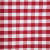 Pravokotna prta s rdečimi karirastimi vzorci iz poliestra 890 x 890 mm - Mitre Essentials - Fourniresto