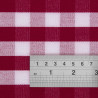 Pravokotna prta s rdečimi karirastimi vzorci iz poliestra 890 x 890 mm - Mitre Essentials - Fourniresto