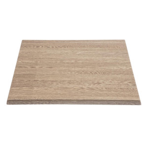 Miza s kvadratno leseno površino - D 700 x Š 700 mm - Bolero