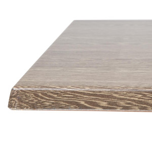 Miza s kvadratno leseno površino - D 700 x Š 700 mm - Bolero