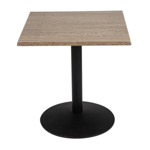 Miza s kvadratno leseno površino - D 700 x Š 700 mm - Bolero