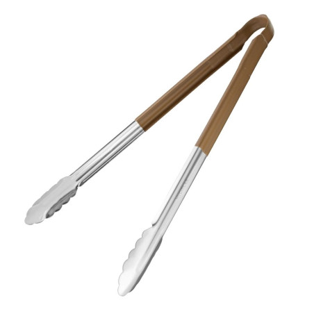 Pinceta za serviranje 405mm rjava - Vogue - Fourniresto