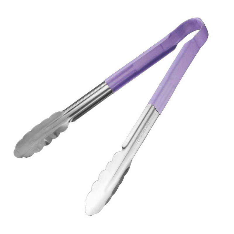 Pince de service 300mm violette - Vogue - Fourniresto Pince de service 300mm violette - Vogue - Fourniresto