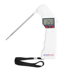 Termometer z zložljivo sondo Easytemp bel - Hygiplas - Fourniresto