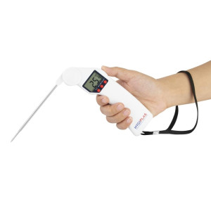 Termometer z zložljivo sondo Easytemp bel - Hygiplas - Fourniresto